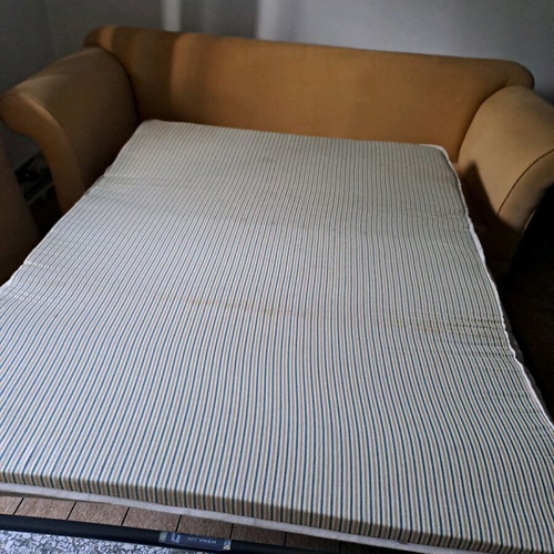 Sofa bed used, comfortable double