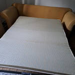 Sofa bed used, comfortable double