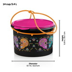Tupperware Día De Los Muertos 3.4-liter container new
