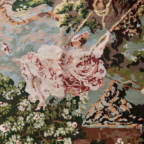 Handmade tapestry like new, large 1.06x0.74 m