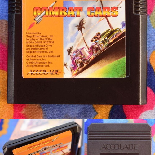 Combat Cars Sega Mega Drive game used, good to like-new condition