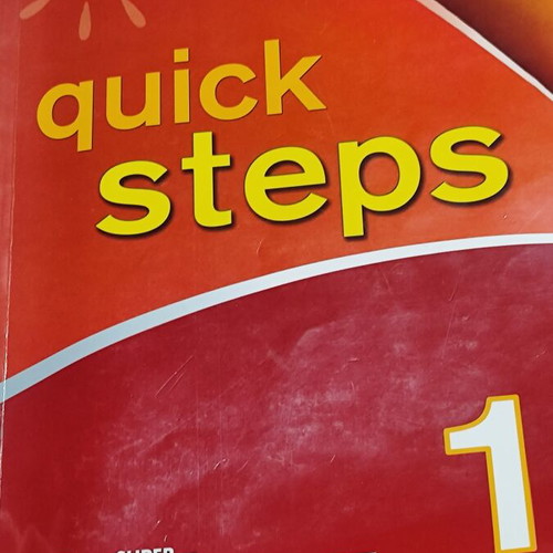 Quick Steps 1 Super Course Student Book like new, English