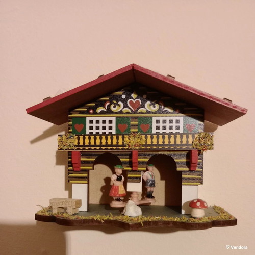 Alpine vintage house new handmade barometer decorative item