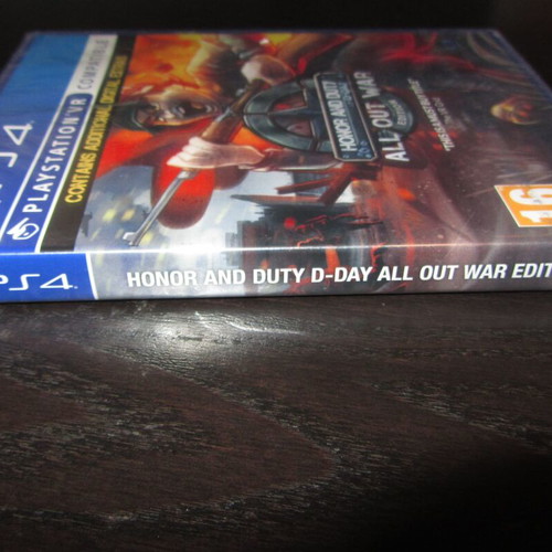 Honor and Duty D-Day All Out War Edition PS4 game new sealed