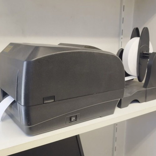 Thermal Label Printer XP - H 500 B with Extension for Textile Compositions used
