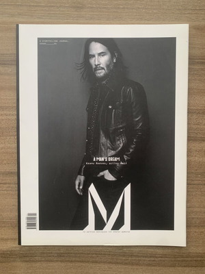 Περιοδικό Μ A Man's Dream τεύχος 5, Keanu Reeves, καλοκαίρι 2019