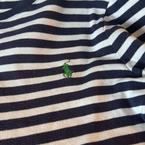 Ralph Lauren striped long sleeve top, size medium