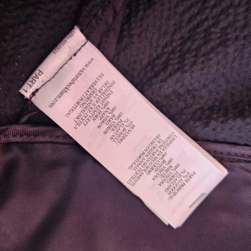 Victoria Beckham cotton blazer jacket like new, black, size S