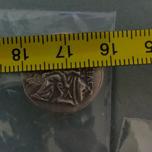 Silver Lysimachus Tetradrachm like new, ancient replica coin