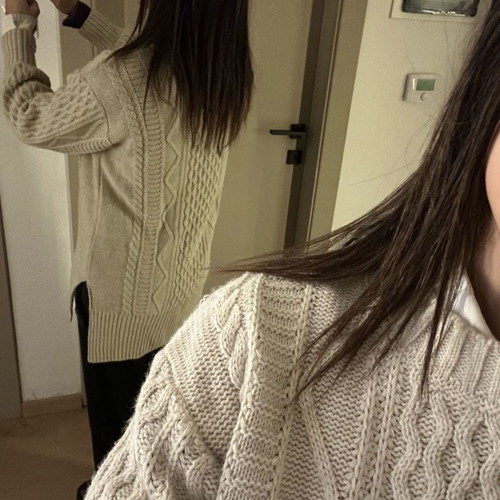 Tailor Made Knitwear pullover beige like new, one size