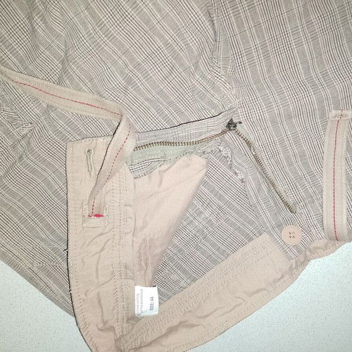 Striped bermuda 100% wool new, size 44, Greek tailoring
