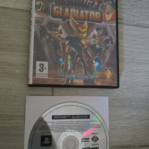 Ratchet Gladiator PlayStation 2 used without manual, with repro cover
