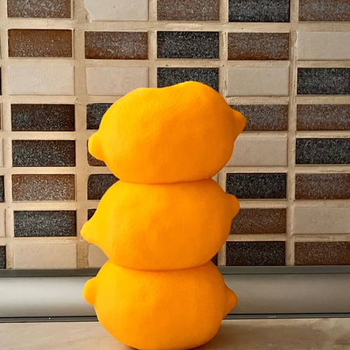 Lemon vase made to order, height 16 cm, PLA material