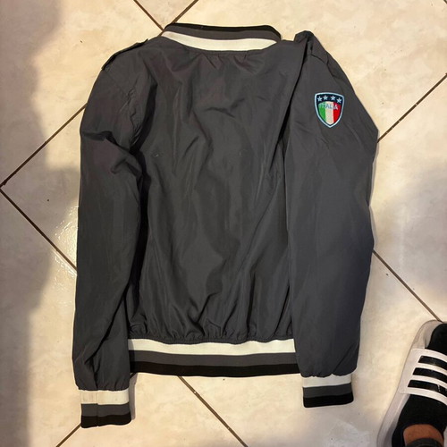 Fred Perry x Bradley Wiggins lightweight bomber jacket, dark grey