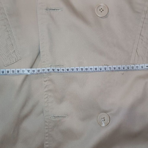 Double women's trench coat used, beige, size Medium