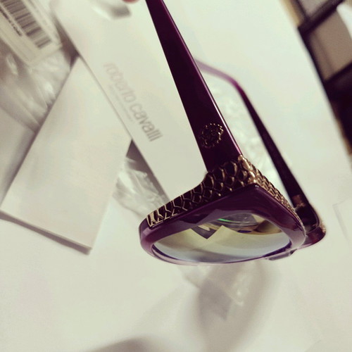 Roberto Cavalli rc888s 81c 54 17 135 sunglasses new, purple