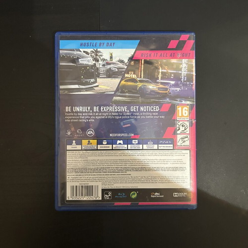 God of War PS4 game with cracked case and Need for Speed Heat