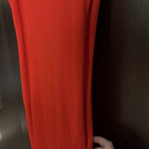 Imperial pencil dress red, like new, 3/4 length