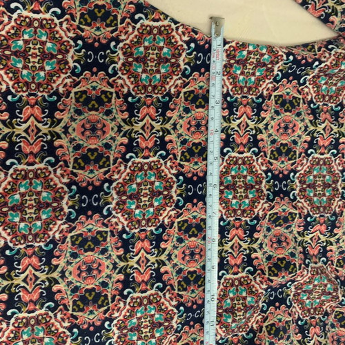 Dress used, multicolored, elastic fabric, size S