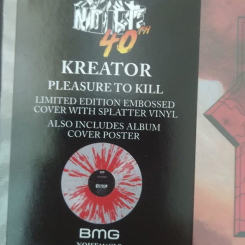 Kreator Pleasure to Kill LP άλμπουμ βινύλιο splatter σφραγισμένο