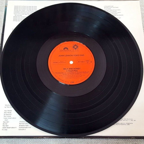 John Lennon & Yoko Ono Milk And Honey LP used, Rock, Germany 1984