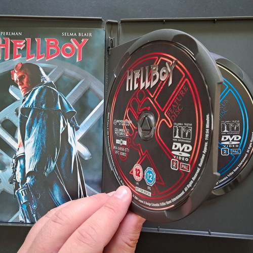 Hellboy and Hellboy 2 The Golden Army DVD like new, action fantasy