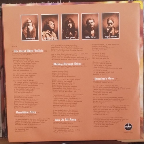 Saxon Dogs Of War LP 2016 like new, rare orange vinyl