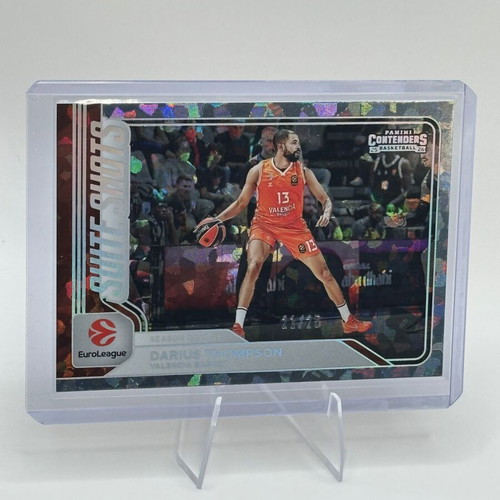 Euroleague Panini Contenders Suite Shots 25-26 Darius Thompson new