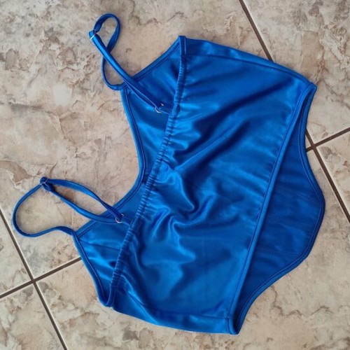 Shein Top Corset style blue size M like new