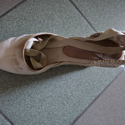Castañer espadrilles used, beige, size 41, Carina 6 002