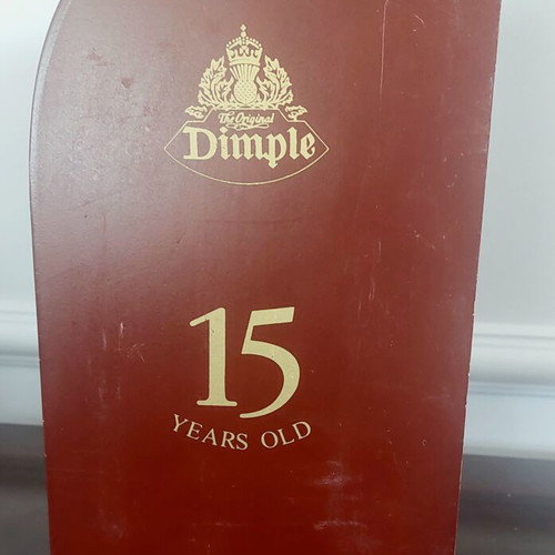 Wooden sliding case like new for bar drinks