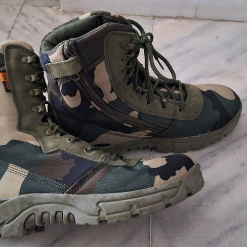 Military camouflage boots wood size 46 new