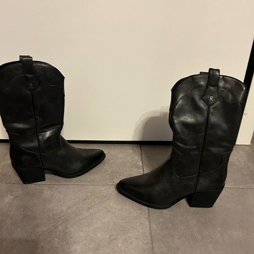 Silia D western boots used, size 40, black