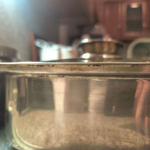 Rectangular oven baking tray with glass lid and rack like new