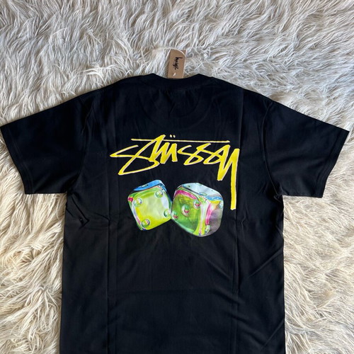 Stussy Chrome Dice Tee new, size S and M, black