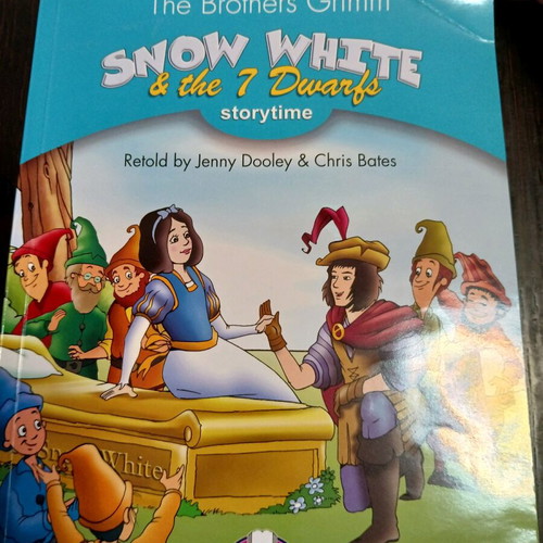 Snow White and the 7 Dwarfs children's book used, Greek