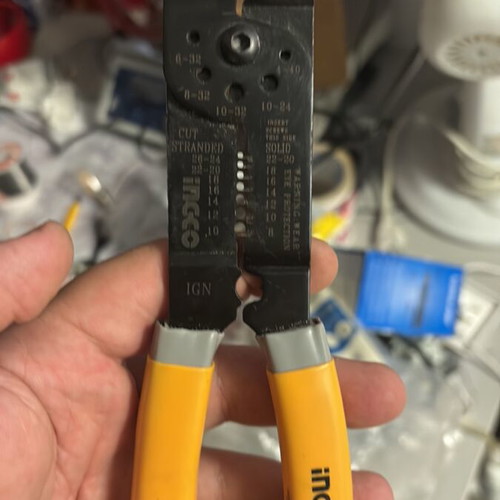 Ingco Crimping Tool with Wire Stripper 215mm like new