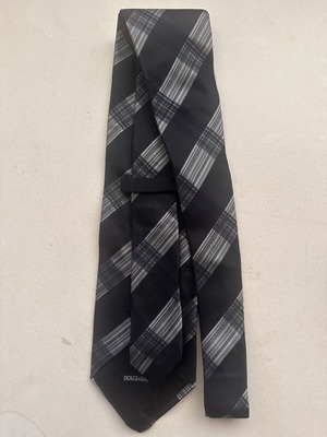 Dolce & Gabbana tie, black and blue