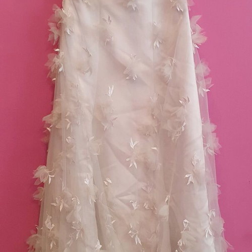 Wedding dress vintage new, size M 38 10, white