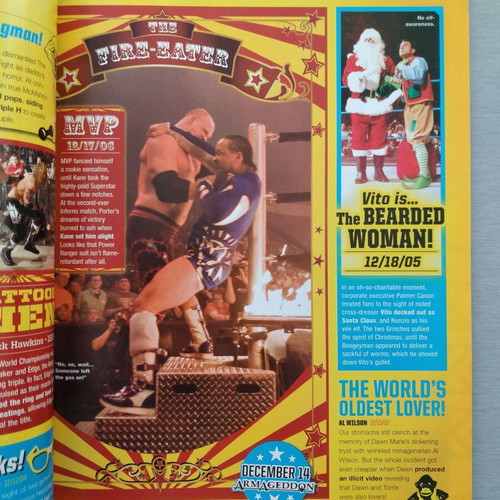 WWE Magazine Holiday 2008 used, John Cena cover