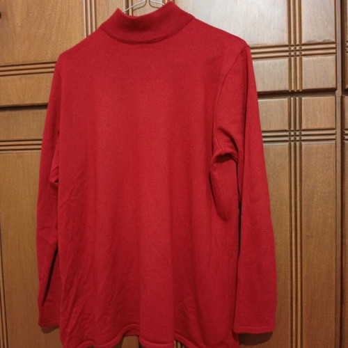 Women's sweater Leggenda like new, dark red, one size