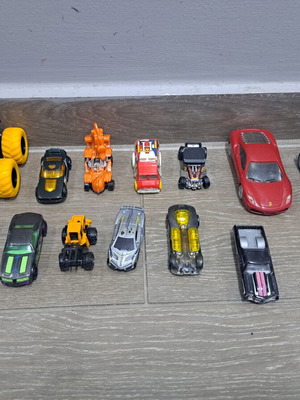 Toy cars used, set of 13