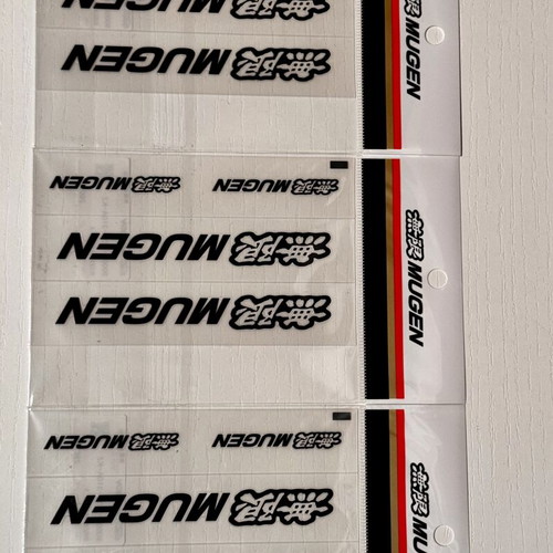 Mugen Power Type A OEM Honda stickers new, made in Japan