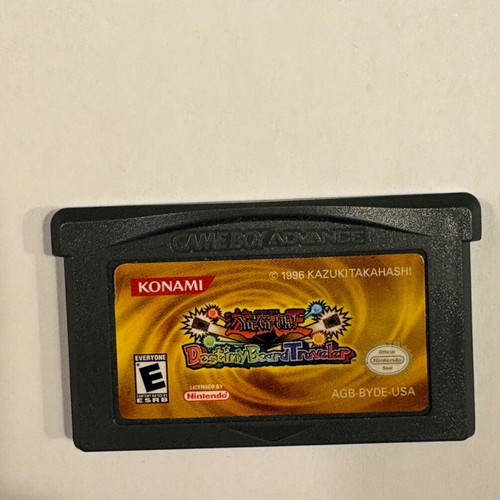 Yu-Gi-Oh Destiny Board Traveler GBA game cartridge