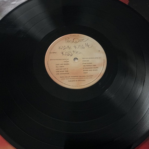 The Cure Kiss Me vinyl album used