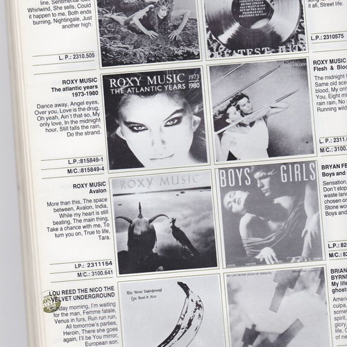 Polygram General Catalog of Records and Cassettes 85-86 used