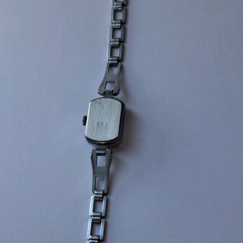 Luch mechanical wristwatch women's like new, turquoise and silver