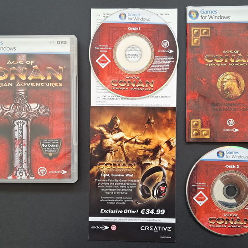 Age of Conan Hyborian Adventures PC game like new