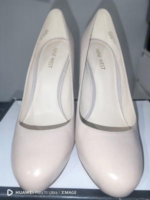 Nine West pink pumps size 38 like new, 10 cm heel