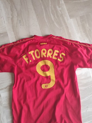 F.Torres Kids Football Jersey like new, size 12